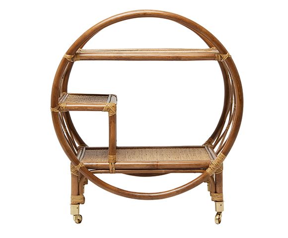 boho cocktail trolley - oliver bonas launches rattan cocktail trolley for under £250! - news - goodhomesmagazine.com