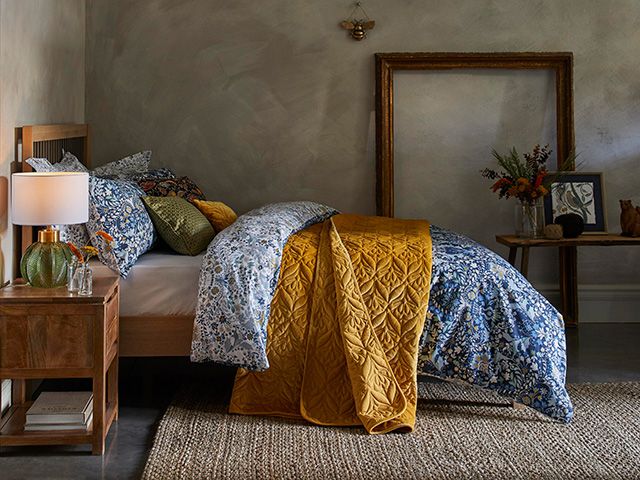 dunelm arts and crafts collection in bedroom - goodhomesmagazine.com