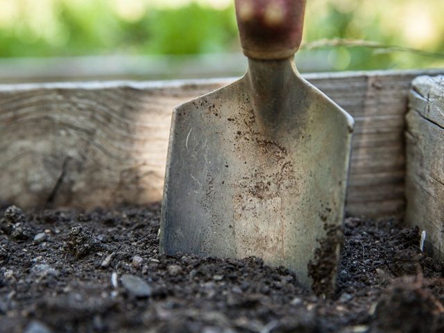 garden spade soil dig - goodhomesmagazine.com