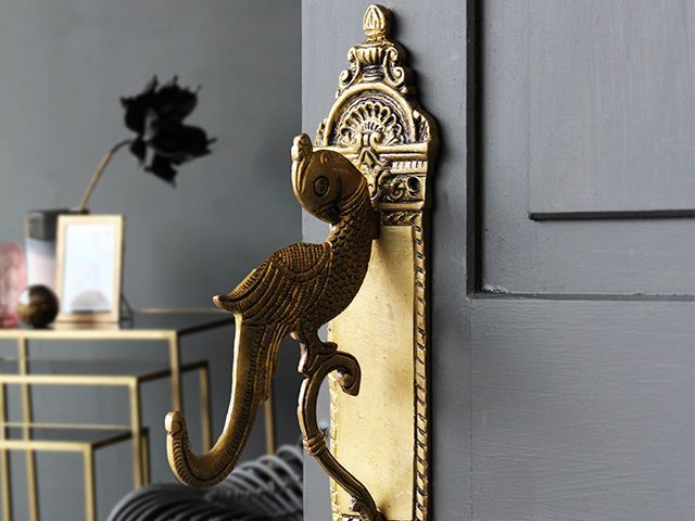 gold ornate door knob - 5 ways to add wow factor to your interiors - inspiration - goodhomesmagazine.com