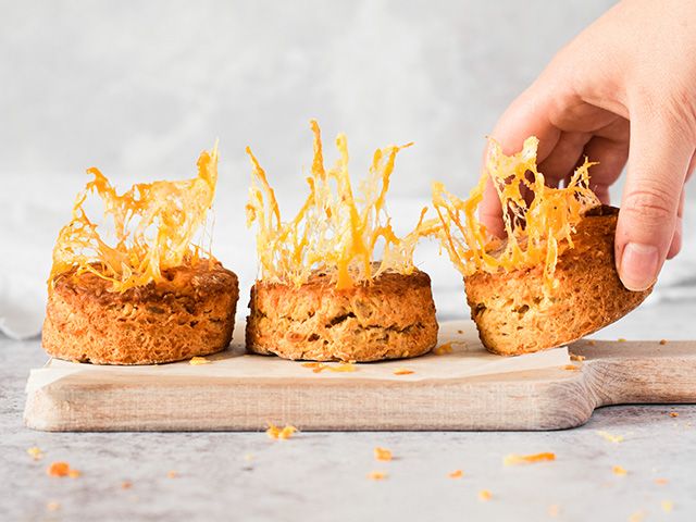 matilda bourne food stylist cheese scones - dining room - goodhomesmagazine.com