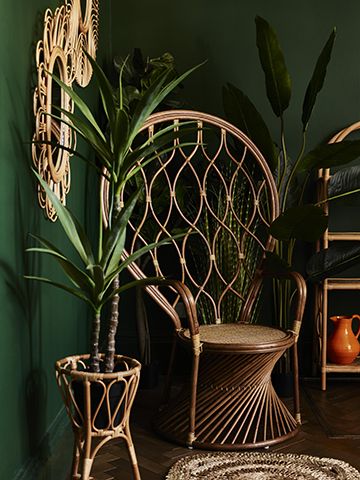 peacock chair - oliver bonas launches rattan cocktail trolley for under £250! - news - goodhomesmagazine.com