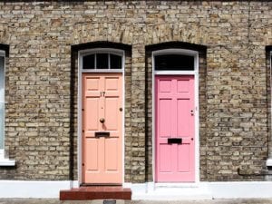 pink front english door - top 8 most asked rental questions answered - inspiration - goodhomesmagazine.com