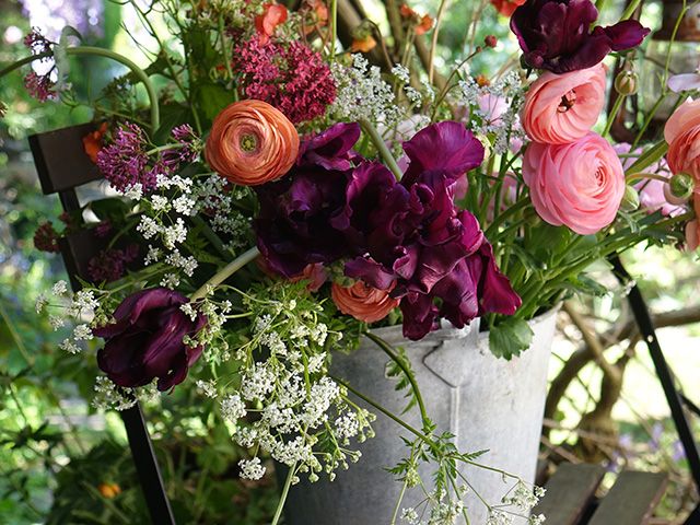 colourful flowers in a garden vase by selina lake - goodhomesmagazine.com