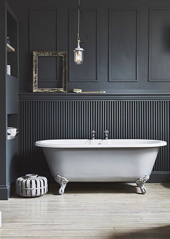 wall panelled bathroom - 6 tips for styling a heritage-style bathroom - bathroom - goodhomesmagazine.com