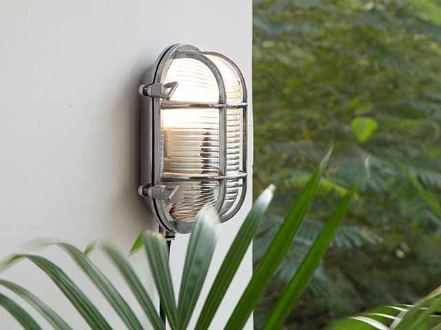 Outdoor light mounted on wall, goodhomesmagazine.com