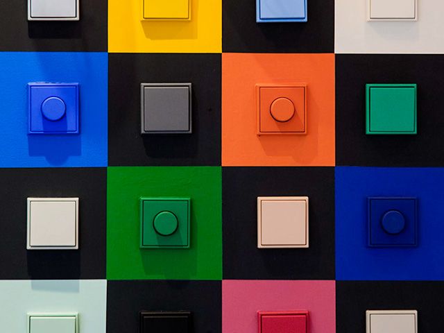 Jungs Les Couleurs plug sockets light switches - shopping - goodhomesmagazine.com