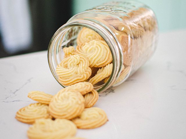 biscuit jar - 5 creative ways to decorate your kitchen for free - kitchen - goodhomesmagazine.com