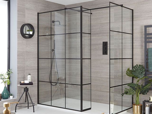 black framed shower enclosure - win £1,000 worth of bathroom goodies - competitions - goodhomesmagazine.com