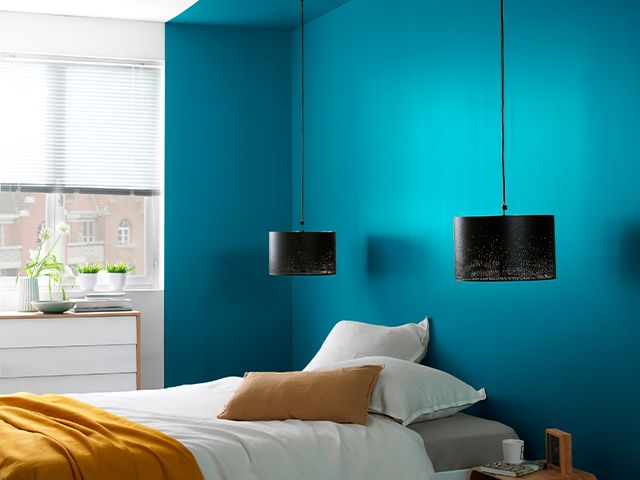 blue wall in bedroom - DIY SOS: experts answer biggest DIY conundrums - inspiration - goodhomesmagazine.com