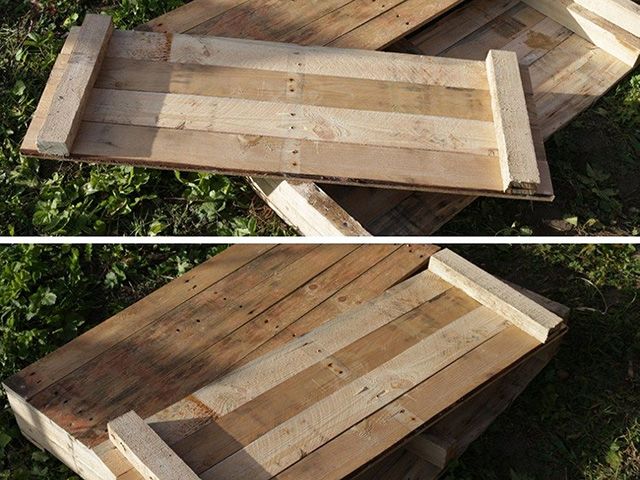 diy pallet bar tutorial step 4 - goodhomesmagazine.com - garden