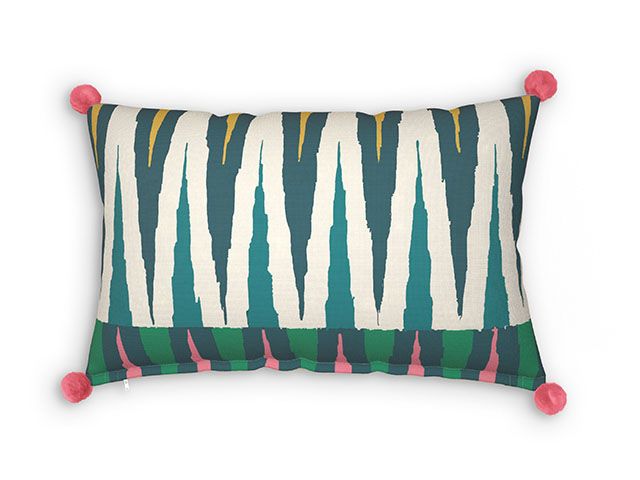 garden zigzag cushion - 7 statement accessories we're loving under £20 - shopping - goodhomesmagazine.com