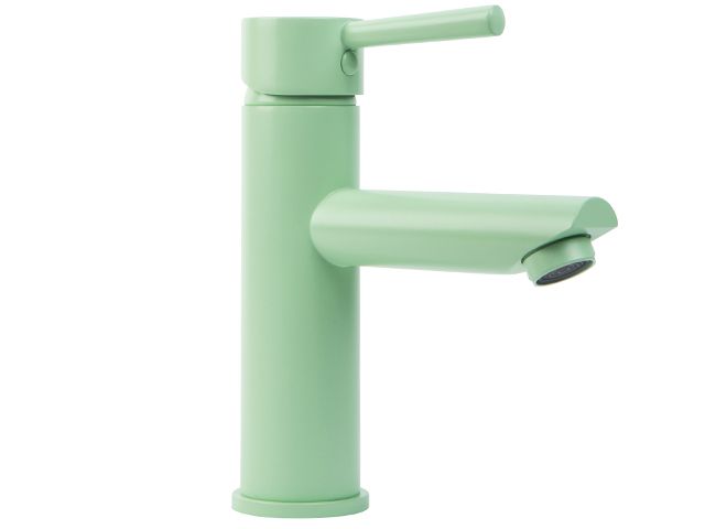 green bathroom tap - 7 accessories for quirky bathrooms - bathroom - goodhomesmagazine.com