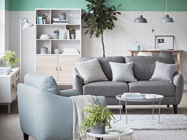 living room mint painrt - 7 ways to update your living room for free - living room - goodhomesmagazine.com