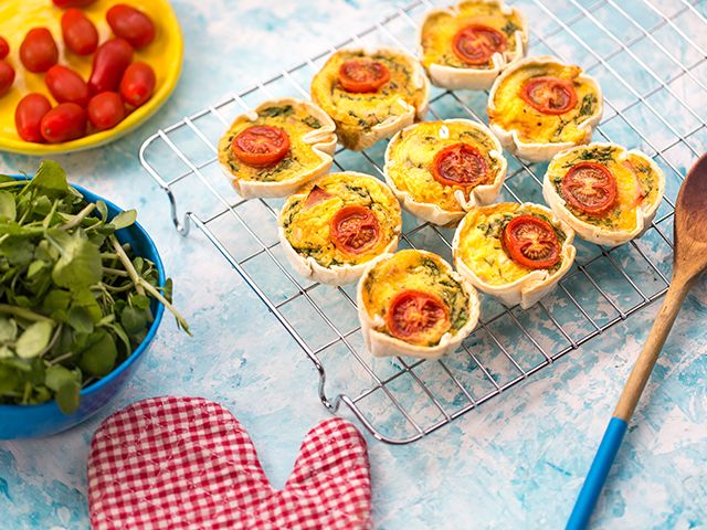 mini quiches - 5 easy summer picnic recipes - kitchen - goodhomemsagazine.com