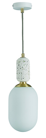 terrazzo light - 7 stylish concrete items for your home - shopping - goodhomesmagazine.com