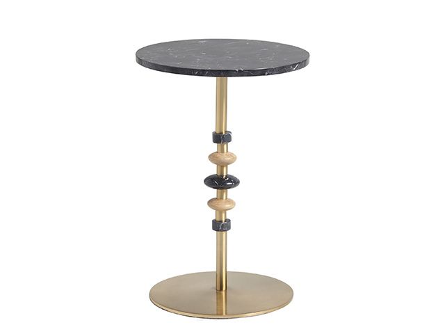 John Lewis Partners Marble Beaded Pedestal Side Table - shopping - www.goodhomesmagazine.com
