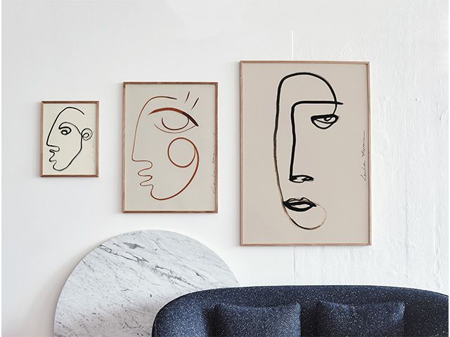 abstract prints - summer art trends to incorporate in your interiors scheme - inspiration - goodhomesmagazine.com
