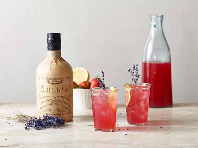 bathtub gin cocktail - 4 sweet cocktail recipes for summer - kitchen - goodhomesmagazine.com