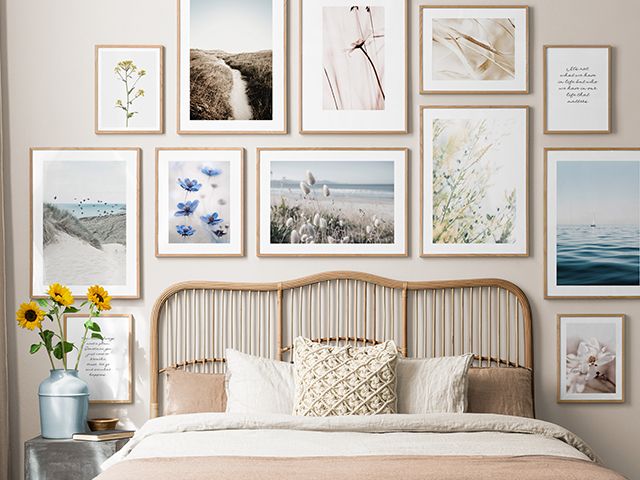 botanical gallery wall - summer art trends to incorporate in your interiors scheme - inspiration - goodhomesmagazine.com