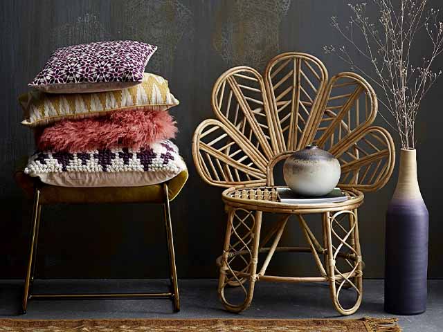 cane flower chair - 6 ways to bring the cane trend into your interiors scheme - inspiration - goodhomesmagazine.com