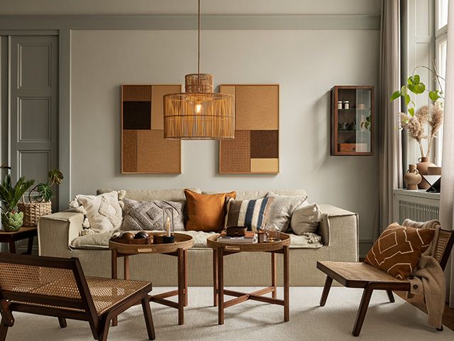 cane living room - textures we're loving in the home for summer 2020 - inspiration - goodhomesmagazine.com