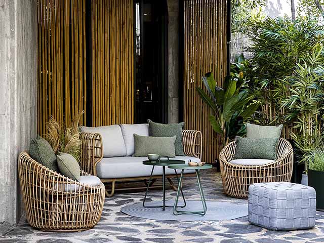 cane outdoor furniture - 6 ways to bring the cane trend into your interiors scheme - inspiration - goodhomesmagazine.com