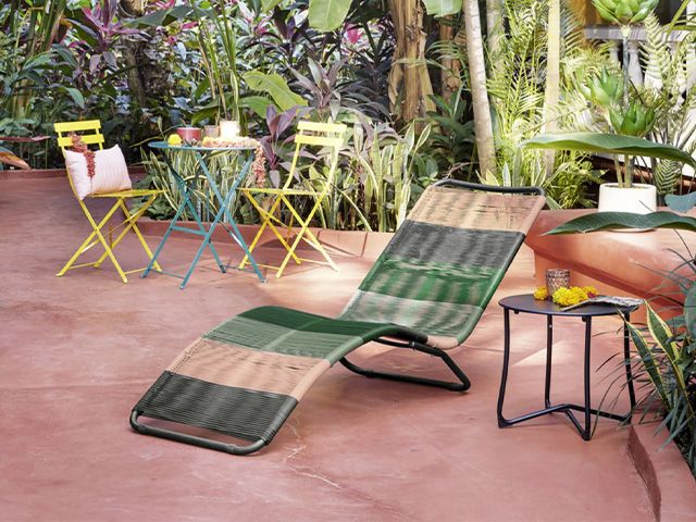 colourful sun lounger - 6 of the best sun loungers - garden - goodhomesmagazine.com