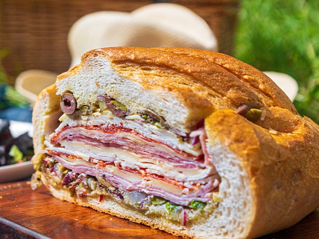 loaded sandwich recipe - 5 grown-up picnic recipes - kitchen - goodhomesmagazine.com