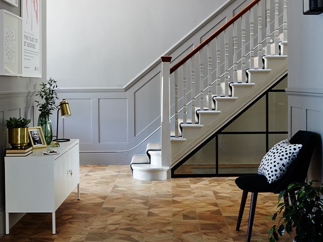 lvt wood effect hallway - buyer's guide to LVT flooring - inspiration - goodhomesmagazine.com