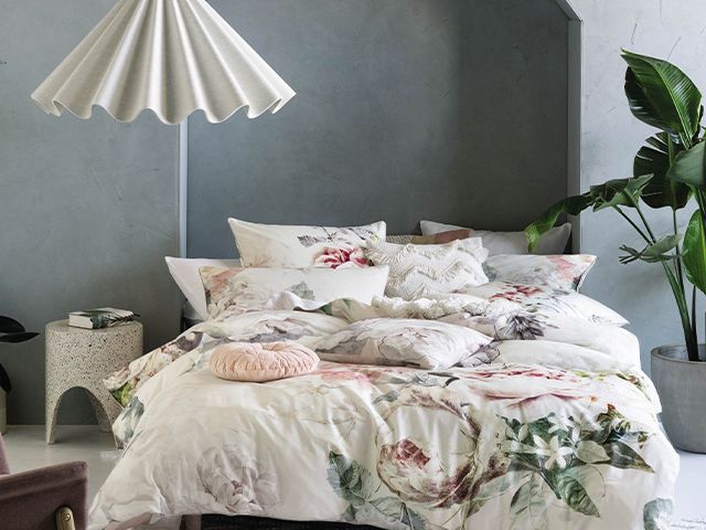 messyfloralbed - top tips to beat pandemic stress and have a good nights sleep - bedroom - goodhomesmagazine.com
