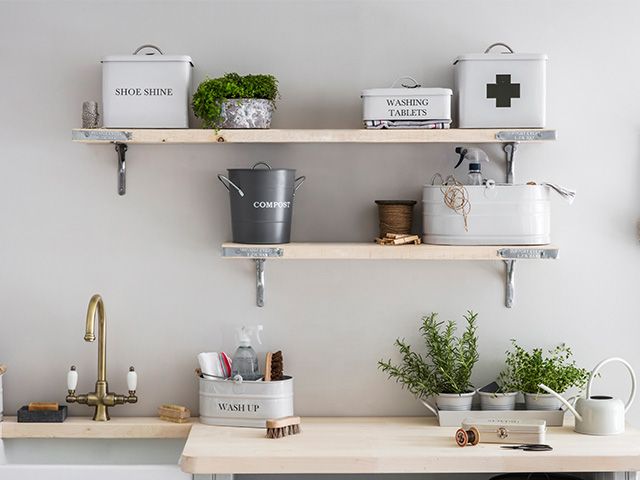 scaffoldshelves - how to incorporate reclaimed materials in your home - inspiration - goodhomesmagazine.com