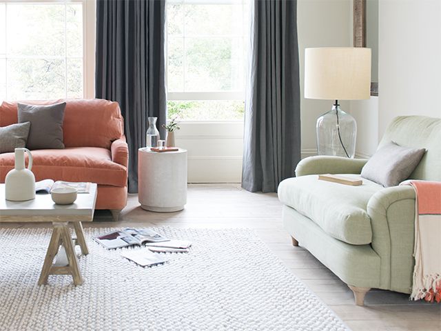 soft cotton curtains - textures we're loving in the home for summer 2020 - inspiration - goodhomesmagazine.com