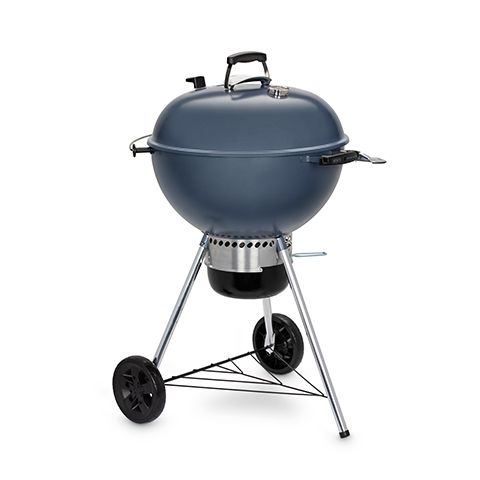 weber bbq steel blue - buyer's guide to the best barbecues for summer - shopping - goodhomesmagazine.com