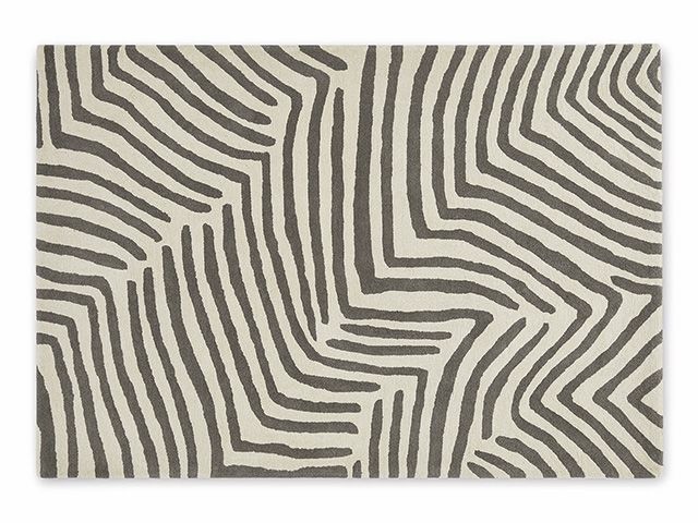 zebra stripe floor rug - shopping - goodhomesmagazine.com