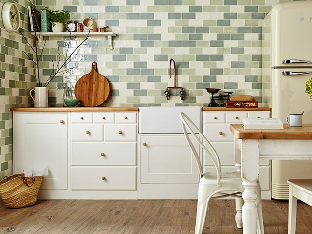 cottage style kitchen - why cottage-inspired interiors are making a huge comeback - inspiration - goodhomesmagazine.com