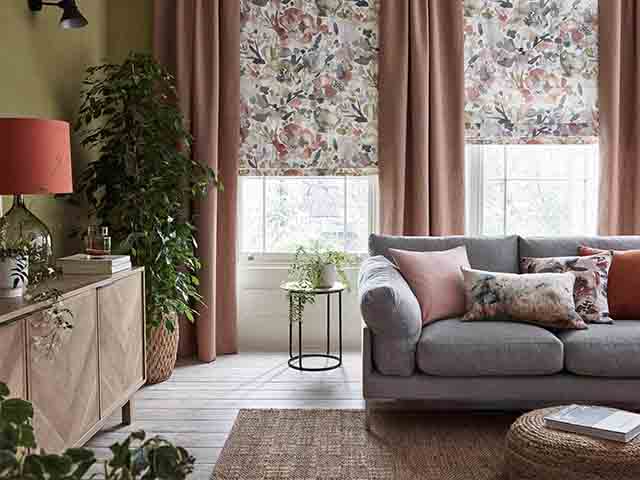 country floral living room - why cottage-inspired interiors are making a huge comeback - inspiration - goodhomesmagazine.com