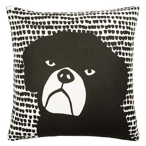 dog print cushion - 6 of the best dog-themed homeware - inspiration - goodhomesmagazine.com