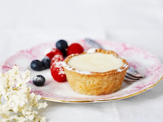 elderflower tartlet - 5 quintessentially british afternoon tea recipes - kitchen - goodhomesmagazine.com