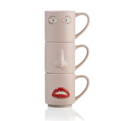 face mug set - 6 of our favourite figurative homewares - inspiration - goodhomesmagazine.com