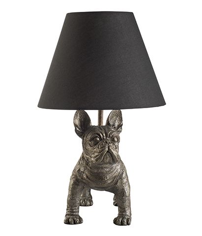 french bulldog lamp - 6 of the best dog-themed homeware - inspiration - goodhomesmagazine.com