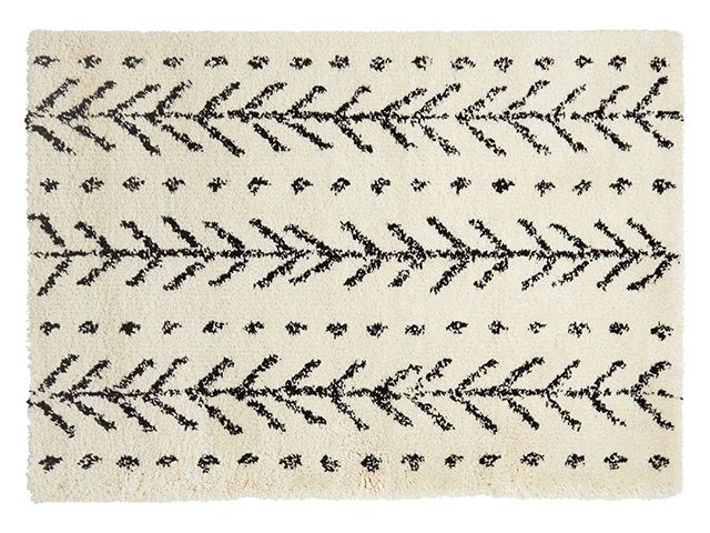 arrow berber rug in monochrome - shopping - goodhomesmagazine.com 