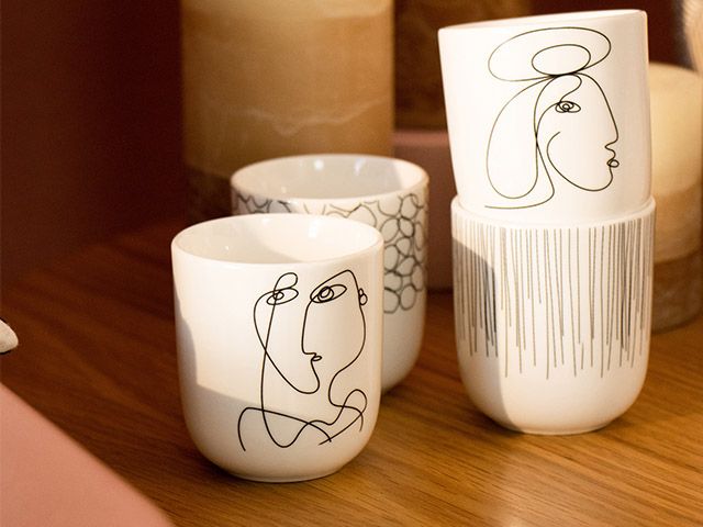 graphic lines pots - 6 of our favourite figurative homewares - inspiration - goodhomesmagazine.com