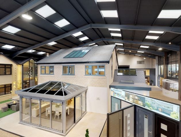 houses conservatories and doors inside a showroom copy copy