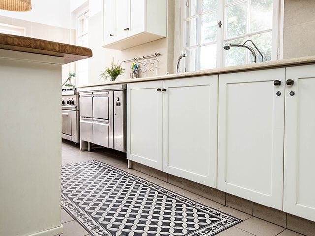 kitchen runner - 5 clever and creative ways of using rugs - inspiration - goodhomesmagazine.com
