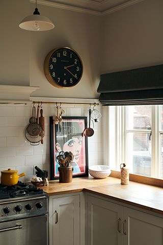 kitchen shelves devol - discover zoe ball's classic contemporary kitchen - kitchen - goodhomesmagazine.com