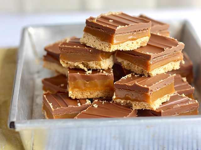 millionaires shortbread - 4 quintessentially british afternnon tea recipes - kitchen - goodhomesmagazine.com