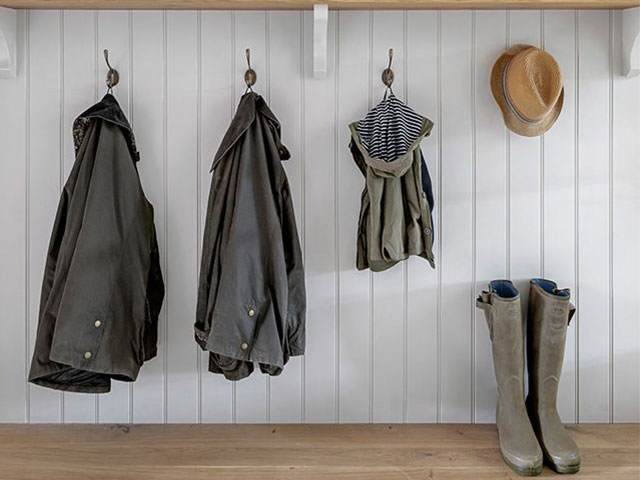 A muddy boot room is a great addition to any house