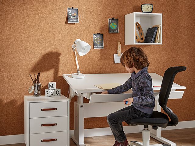 adjustable desk from nubie kids - bedroom home office - goodhomesmagazine.com