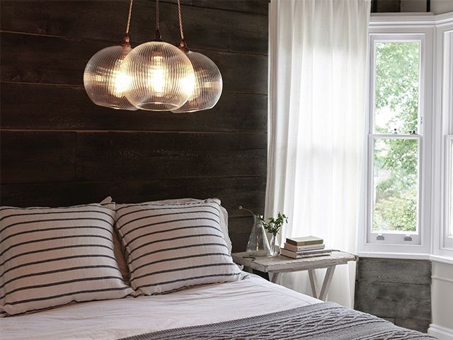bedroom chandelier - 5 ways to create a cosy lighting scheme - inspiration - goodhomesmagazine.com